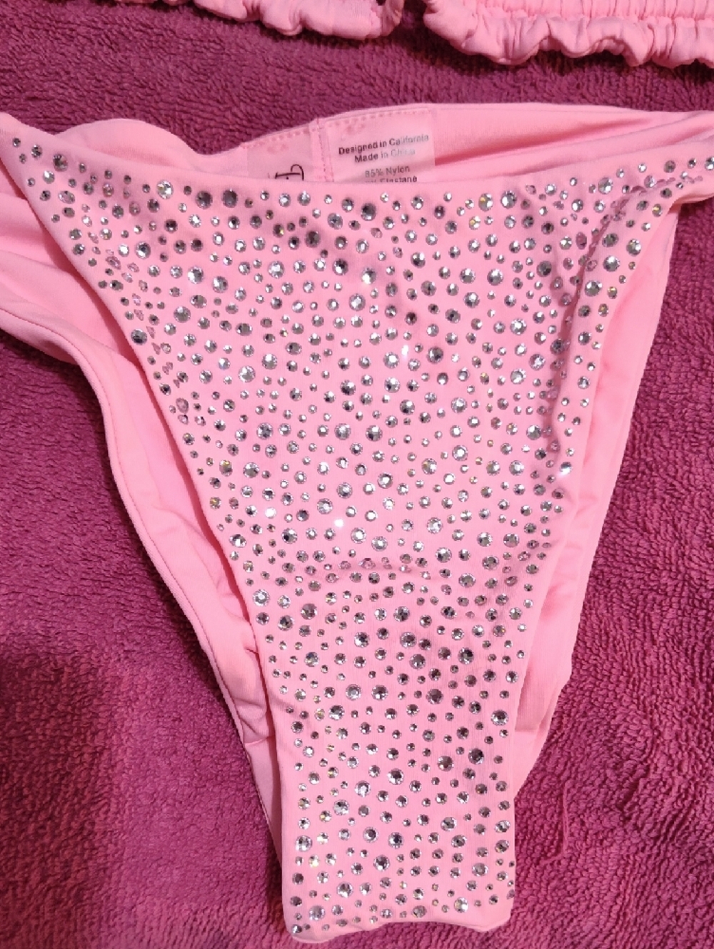 Pink Crystal Bikini Set - Picture 6 of 10